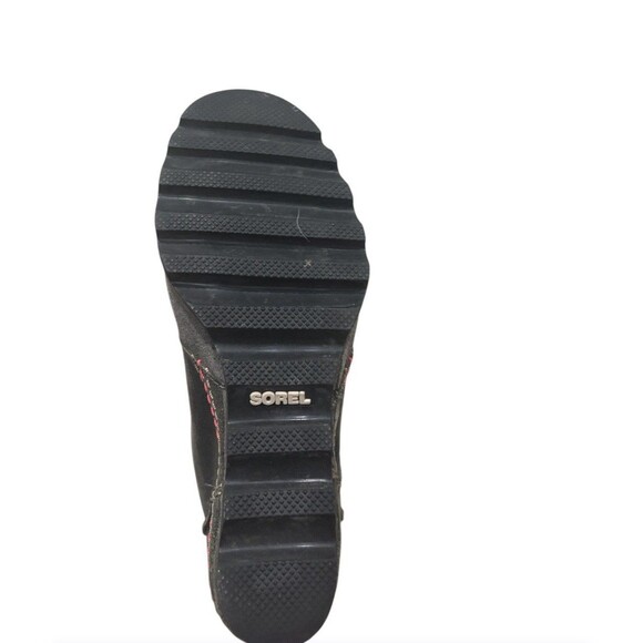 Sorel Cate the Great Boots Womens 9 Tall Riding Knee-High Lace Up Wedge Green - Picture 6 of 6